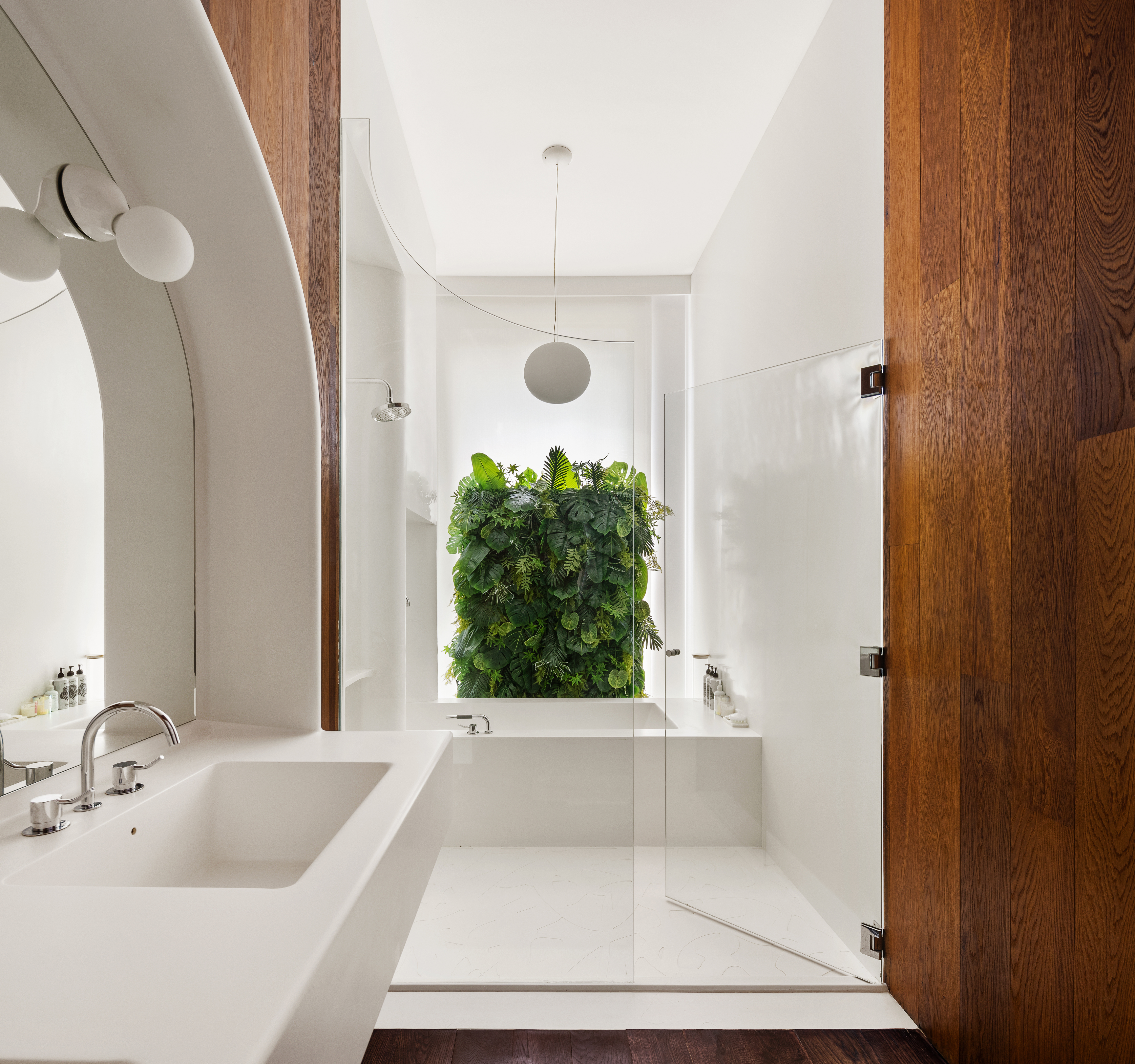 40 Bond Street, Unit 4B Manhattan, NY 10012 - Photo 5 of 9 a bathroom with a tub and a shower