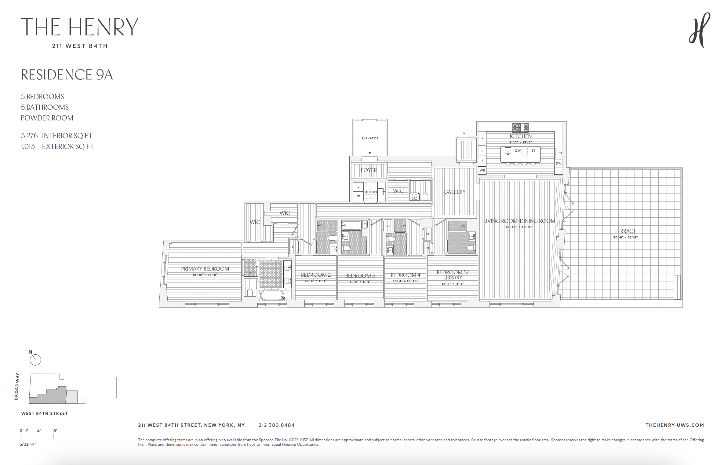 211 West 84th Street, Unit 9A Manhattan, NY 10024 - Photo 28 of 28 a picture of a floor plan