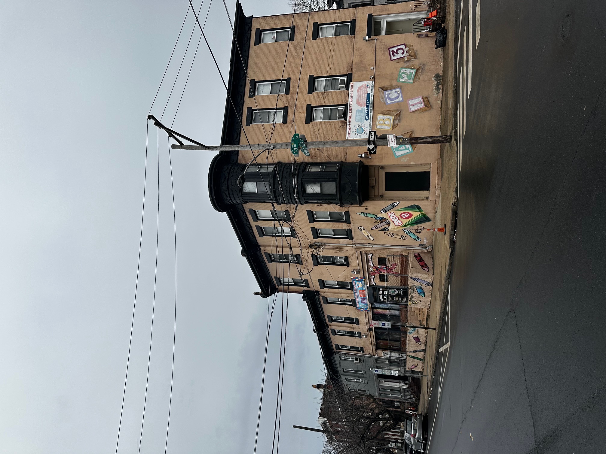 a view of a street with cars