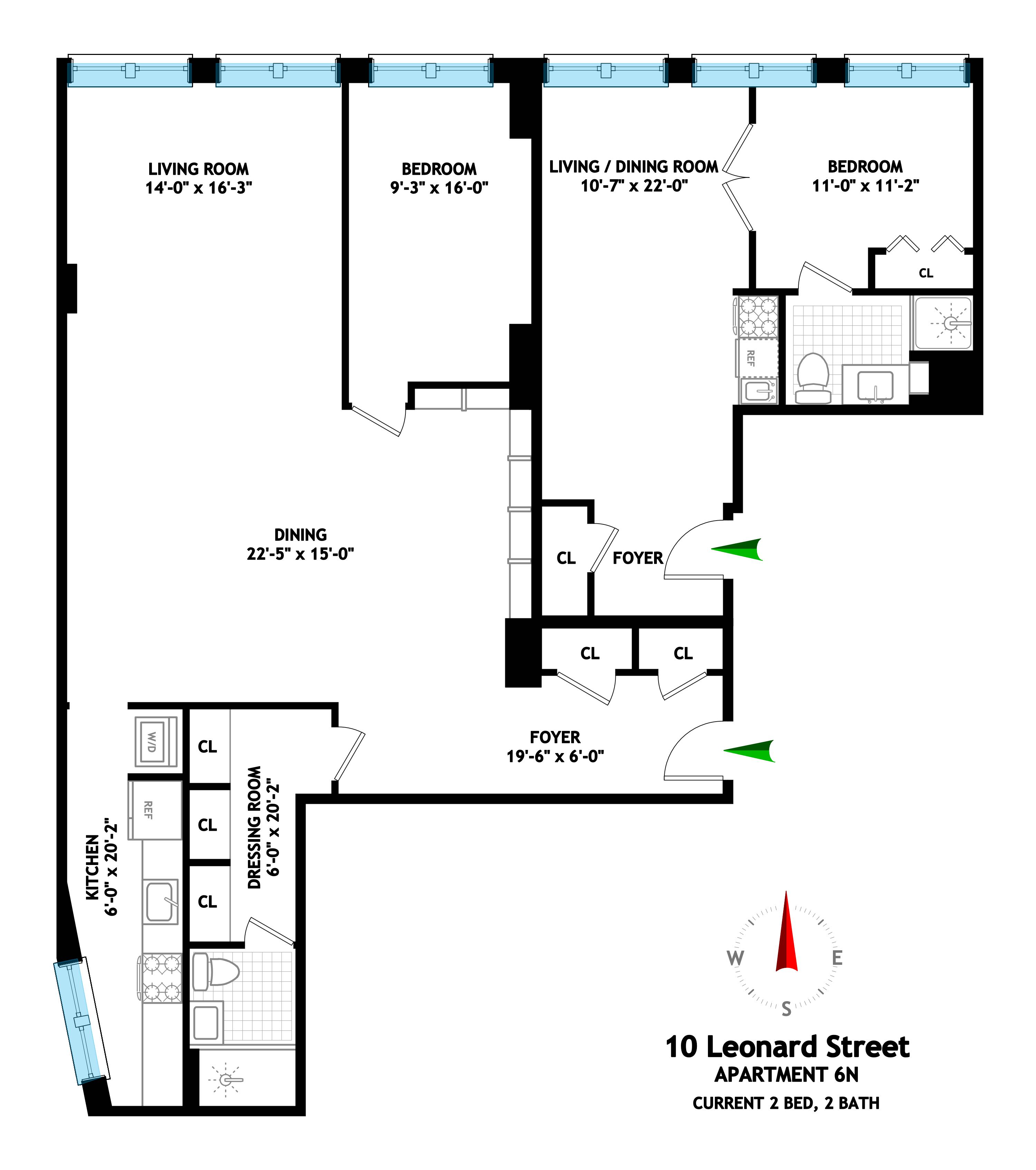 10 Leonard Street, Unit 6N Manhattan, NY 10013 - Photo 11 of 12