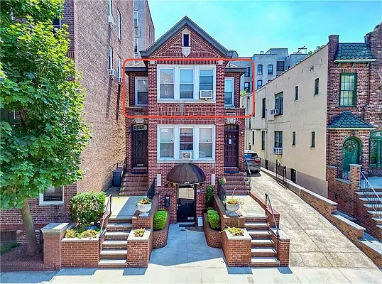 364 97th Street, Unit 2 Brooklyn, NY 11209 - Photo 8 of 8 a front view of house with yard and green space