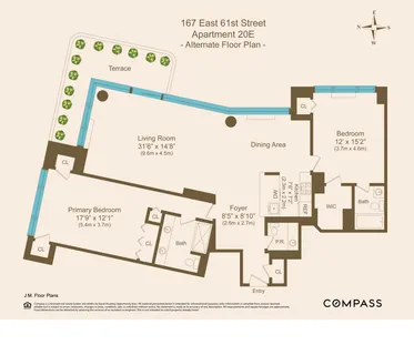 $1,695,000 | 167 East 61st Street, Unit 20E | Lenox Hill