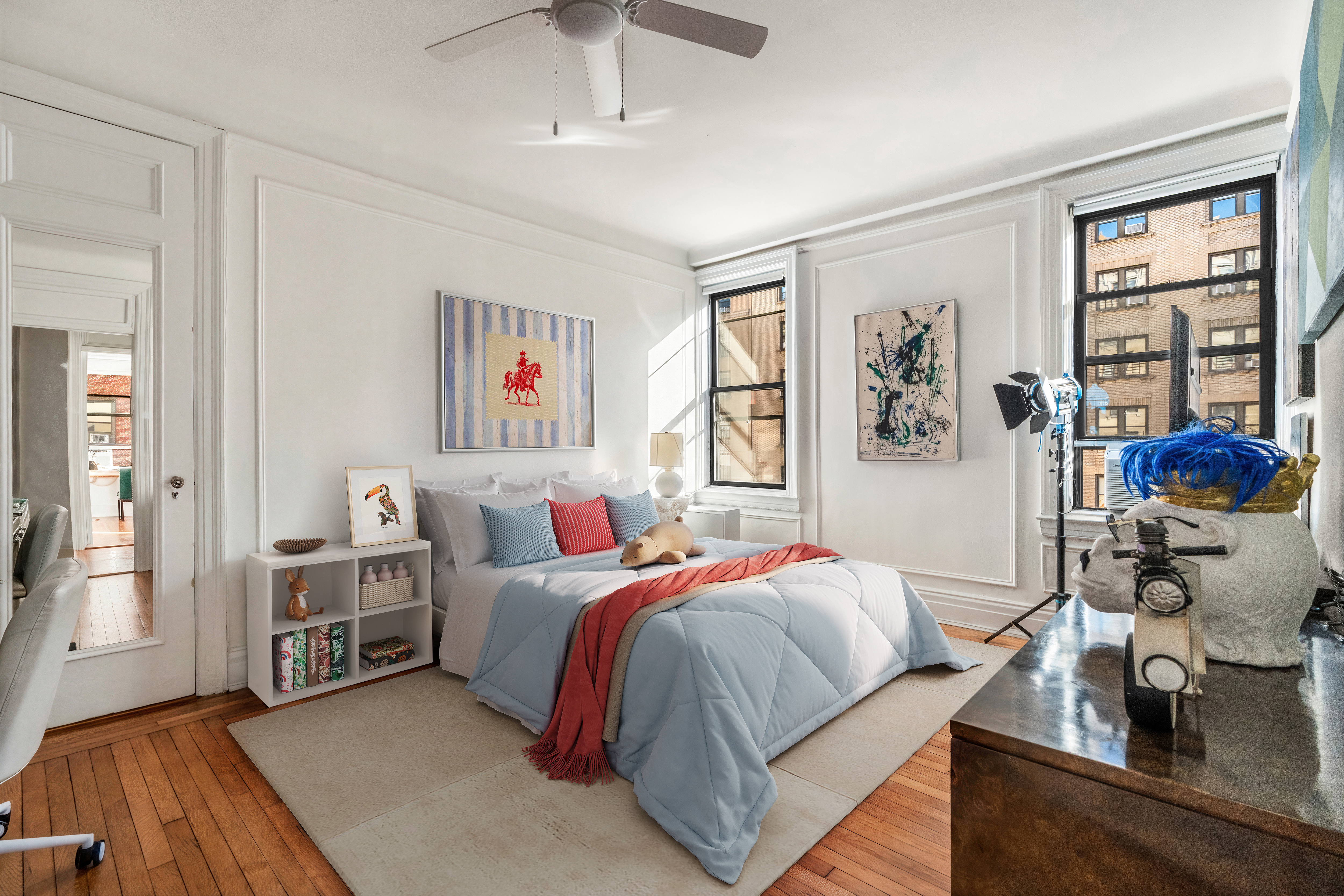 885 West End Avenue, Unit 8A Manhattan, NY 10025 - Photo 8 of 12 a bedroom with a bed and a window