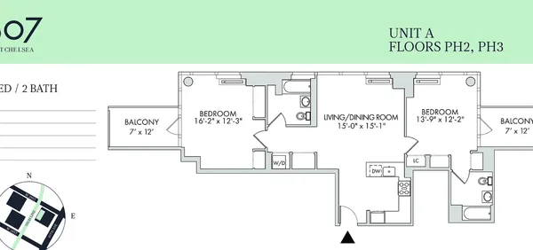 $11,750 | 507 West 28th Street, Unit PH3A | Chelsea