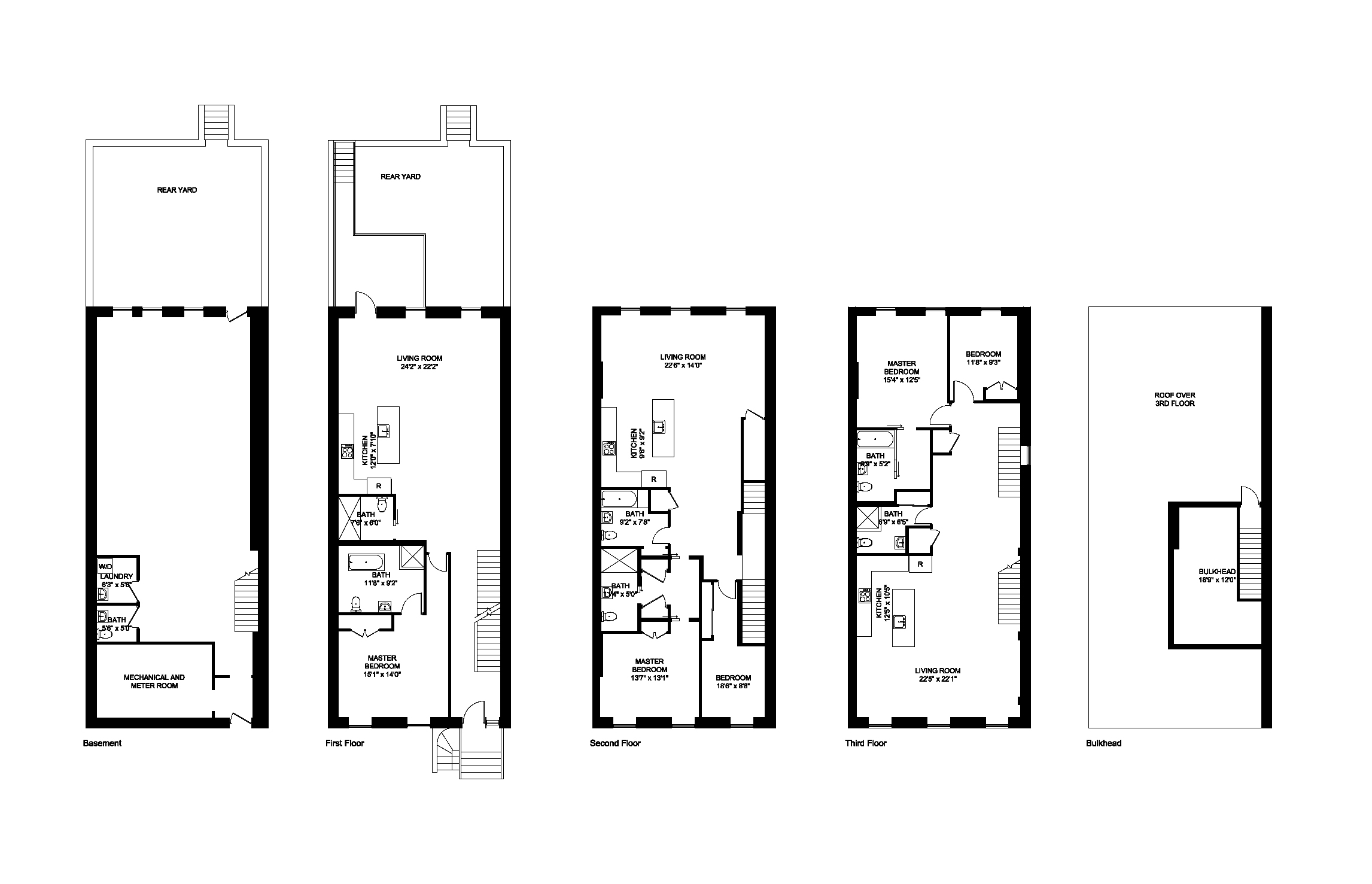 913 Lafayette Avenue Brooklyn, NY 11221 - Photo 18 of 19 a black white and white photo of a living room