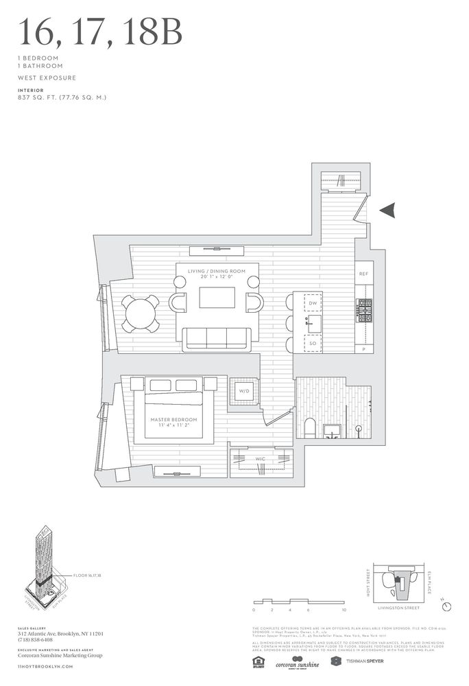 11 Hoyt Street 17B Downtown Brooklyn NY 11201