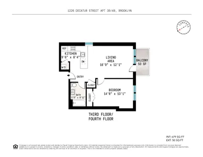 $625,000 | 1226 Decatur Street, Unit 3B | Bushwick
