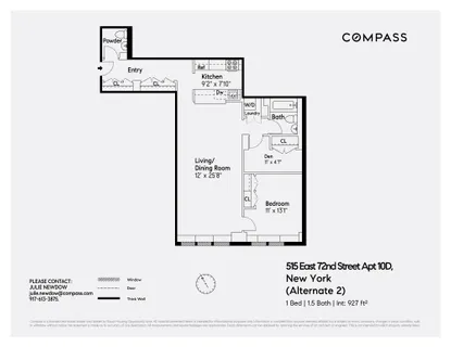 $899,000 | 515 East 72nd Street, Unit 10D | Lenox Hill