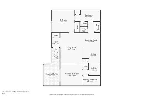 $222,500 | 401 North Cromwell Road, Unit 7O, Savannah, GA 31410