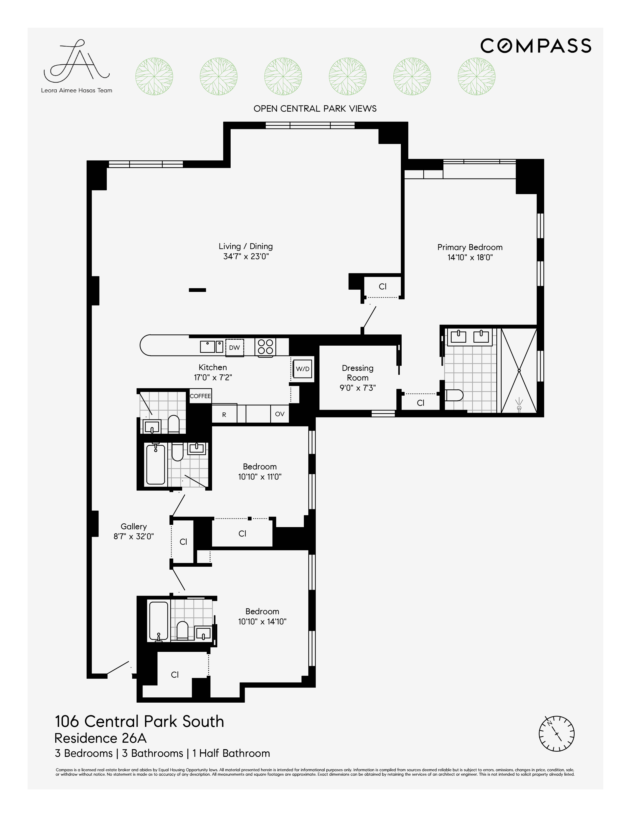 106 Central Park South, Unit 26A Manhattan, NY 10019 - Photo 16 of 16 Gallery Image 16