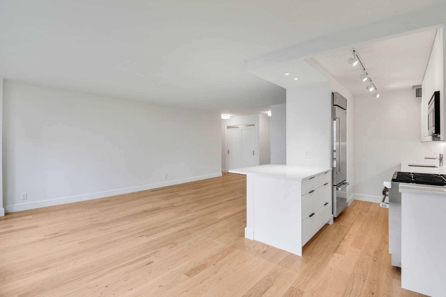 170 West End Avenue, Unit 12B Manhattan, NY 10023 - Photo 5 of 15 a view of kitchen with wooden floor