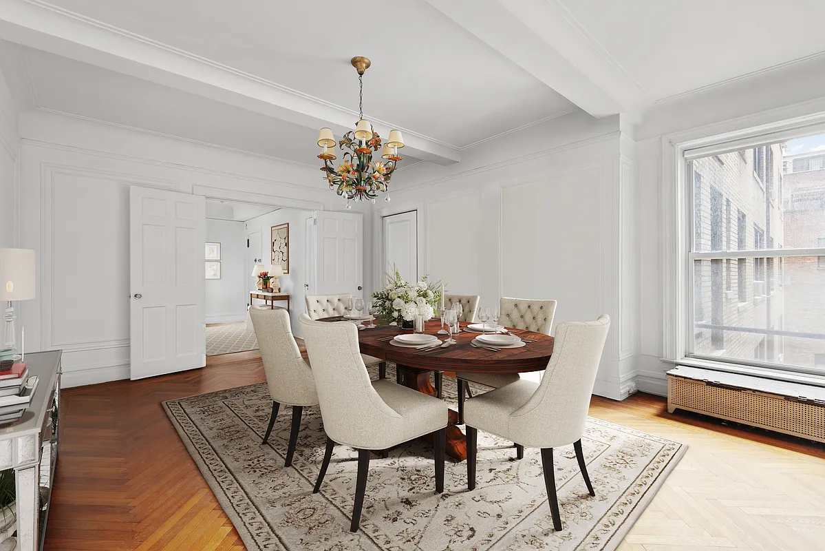 250 West 94th Street, Unit 5D Manhattan, NY 10025 - Photo 7 of 17 a view of a dining room with furniture and wooden floor