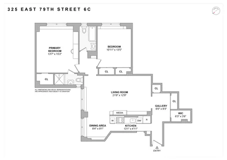 $1,050,000 | 325 East 79th Street, Unit 6C | Upper East Side