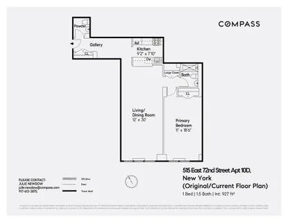 $899,000 | 515 East 72nd Street, Unit 10D | Lenox Hill