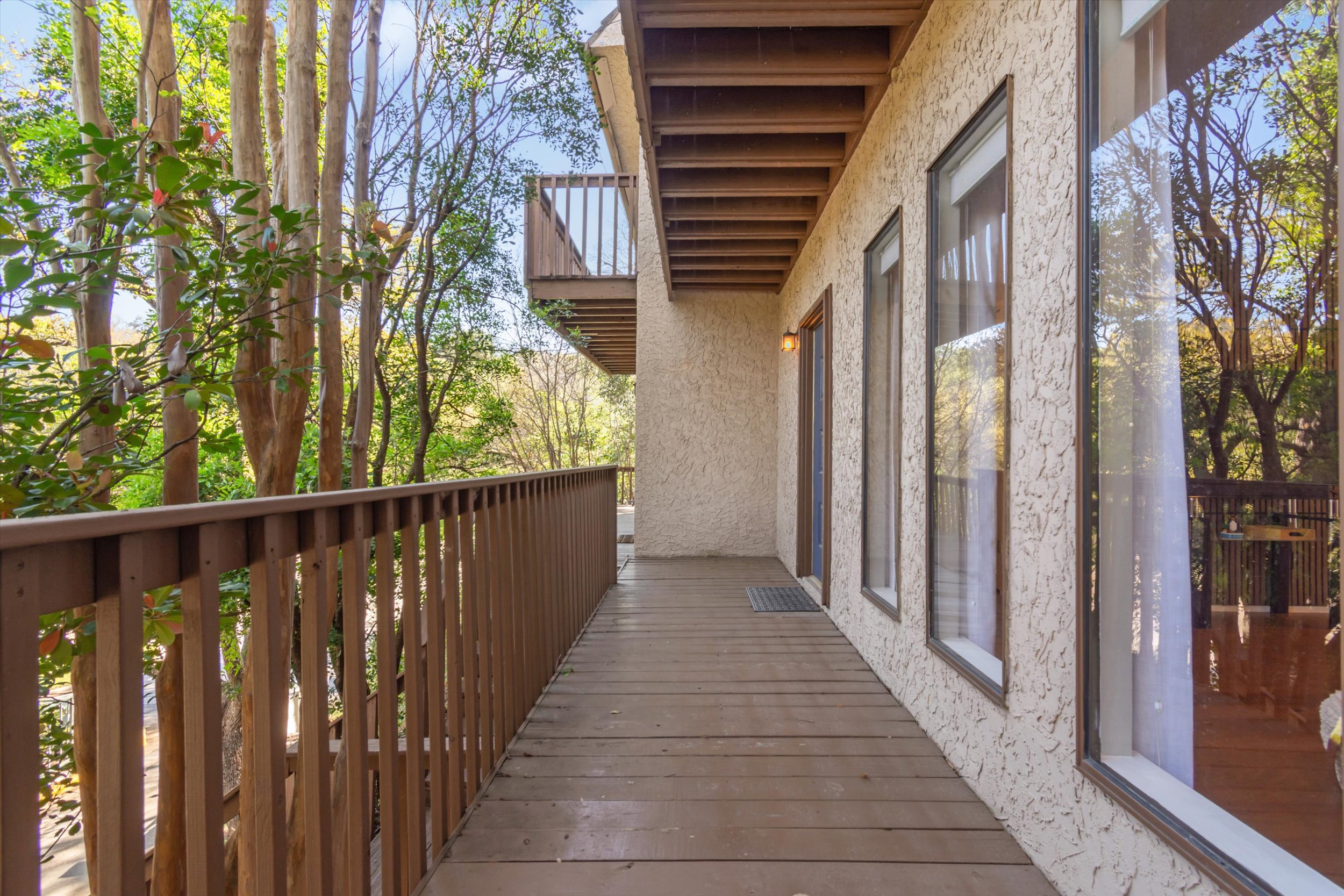 3601 Las Colinas Drive, Unit C Austin, TX 78731 - Photo 25 of 33 a city view from balcony