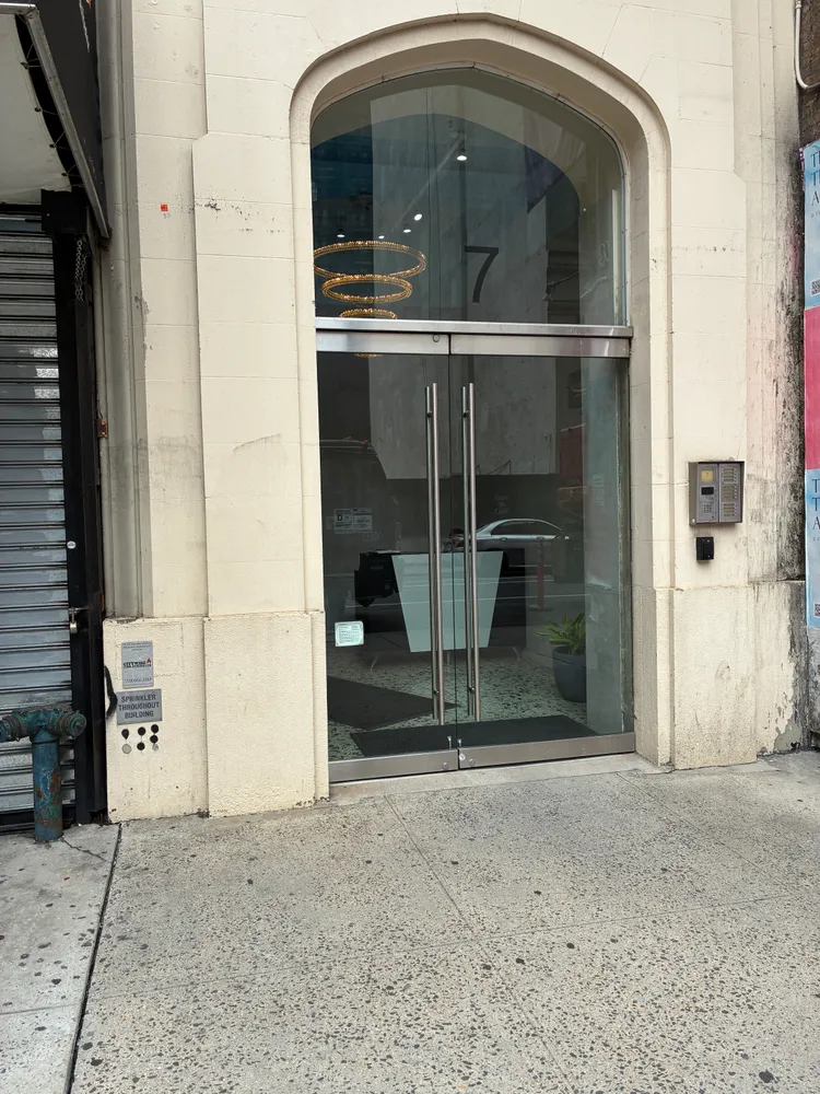 a view of front door