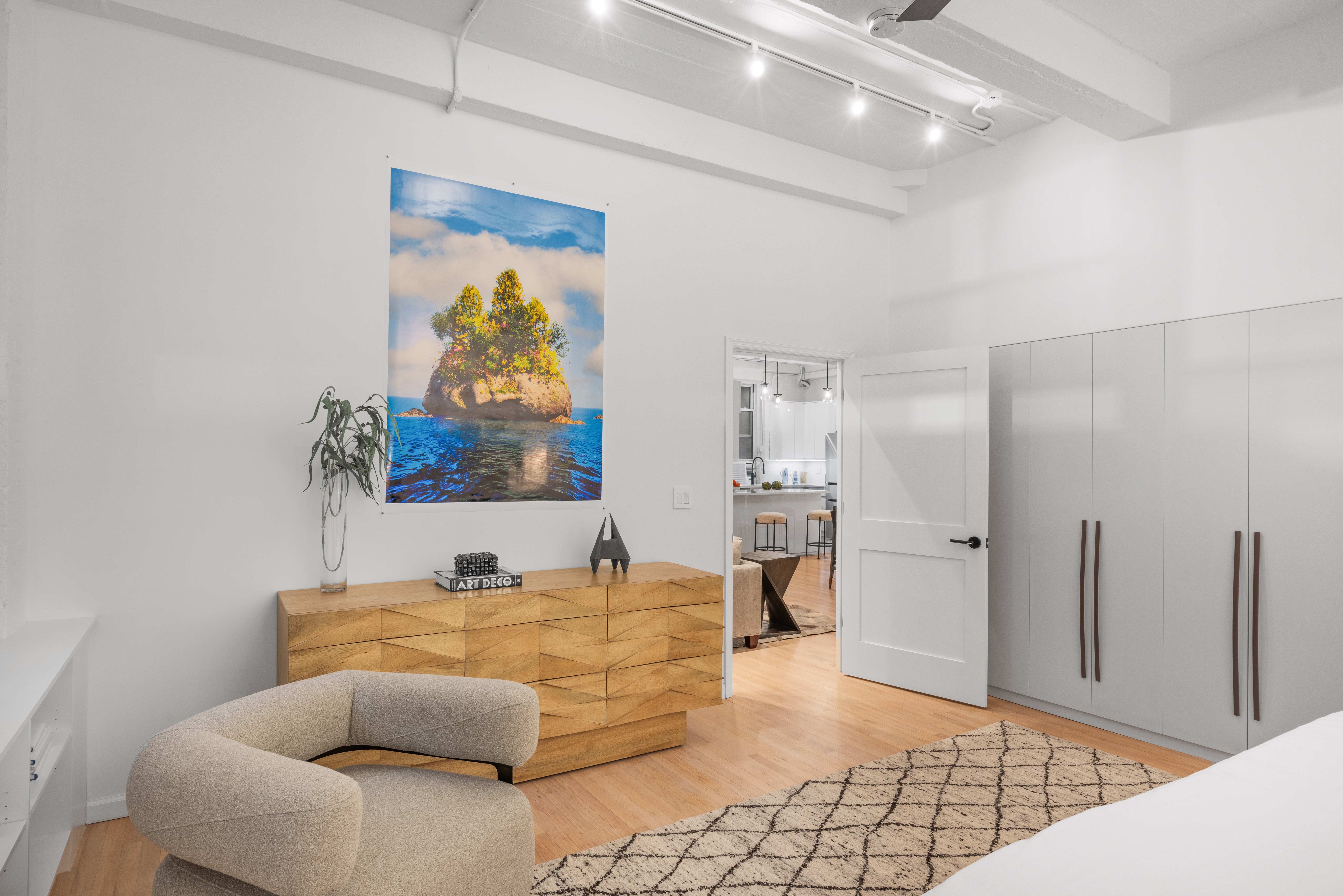 95 Vandam Street, Unit 2R Manhattan, NY 10013 - Photo 16 of 21 a living room with furniture and window