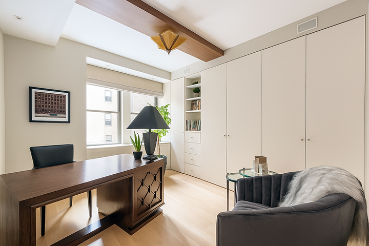 110 Central Park South, Unit 12ABC Manhattan, NY 10019 - Photo 28 of 49 a living room with furniture and wooden floor
