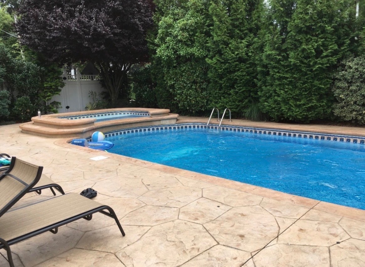 215 Lawrence Avenue Staten Island, NY 10310 - Photo 38 of 45 a view of a swimming pool and an outdoor space