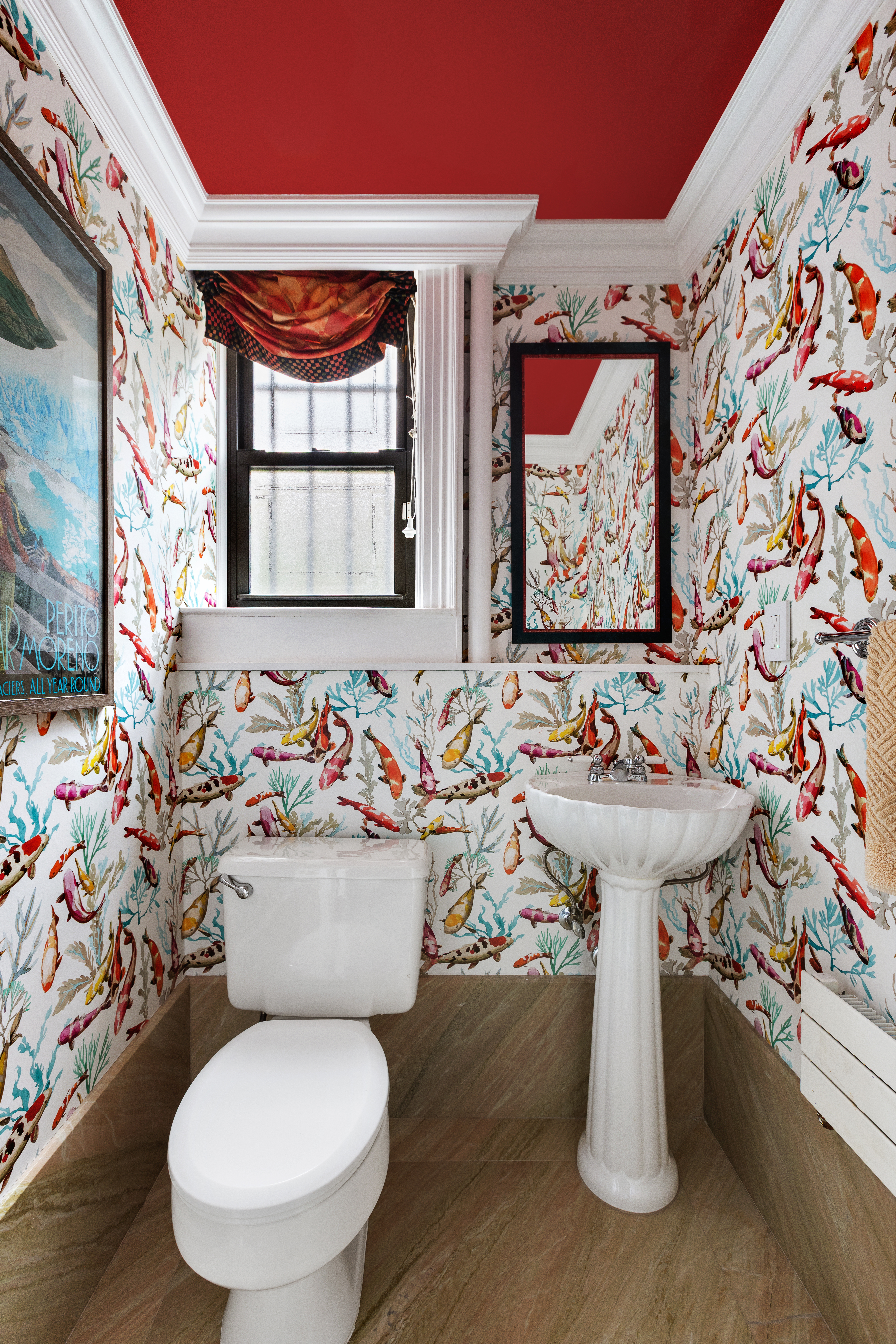 623 2nd Street Brooklyn, NY 11215 - Photo 22 of 26 a white toilet sitting next to a small bathroom