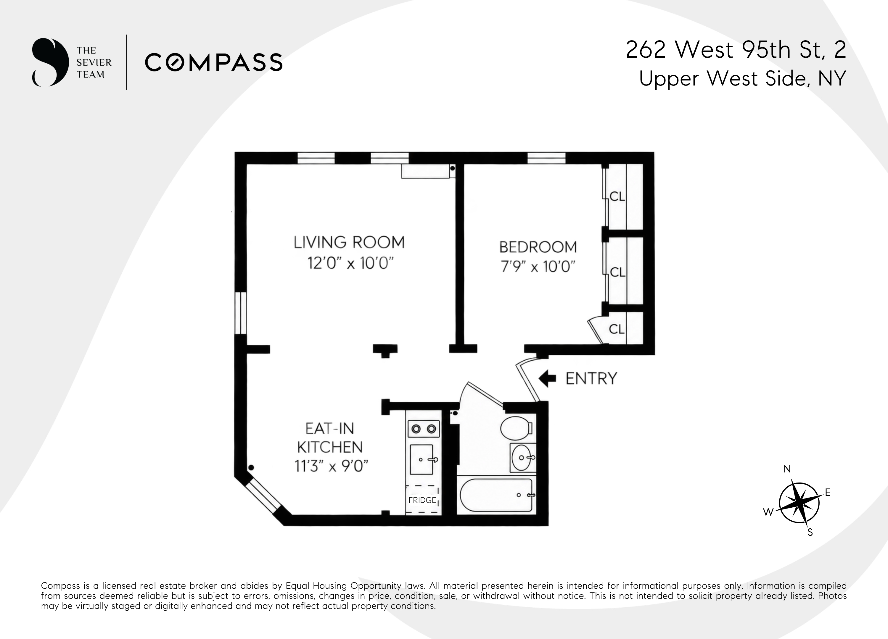 262 West 95th Street, Unit 2 Manhattan, NY 10025 - Photo 12 of 12 Gallery Image 12