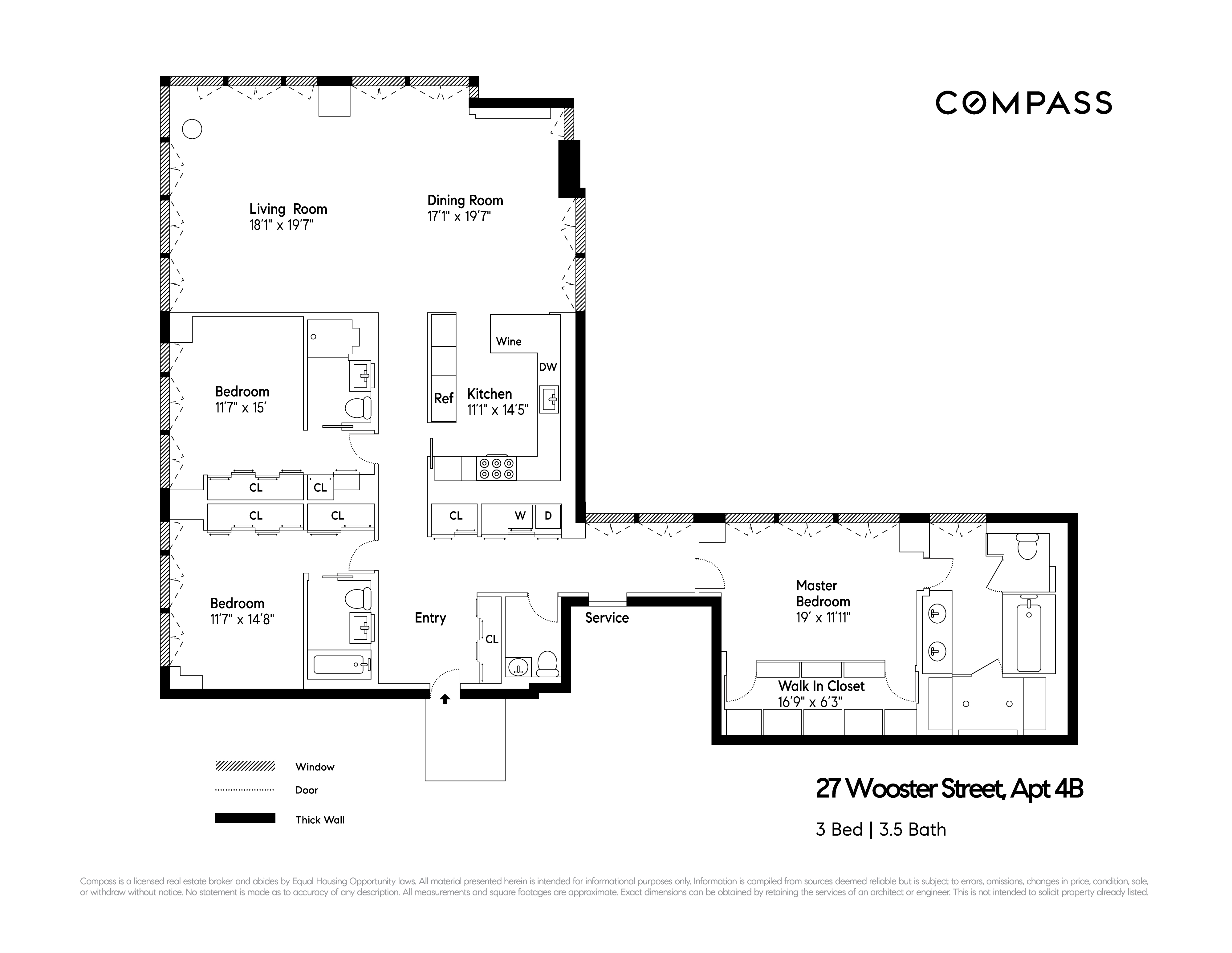 27 Wooster Street, Unit 4B Manhattan, NY 10013 - Photo 15 of 15 Gallery Image 15