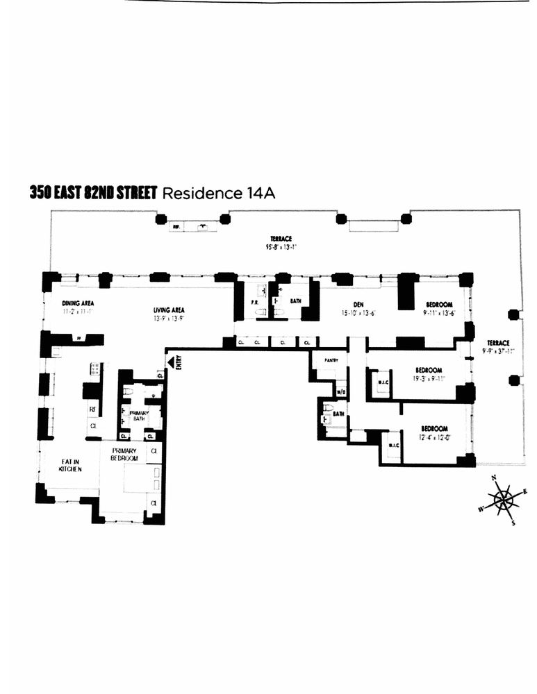 $4,350,000 | 350 East 82nd Street, Unit 14AB | Upper East Side