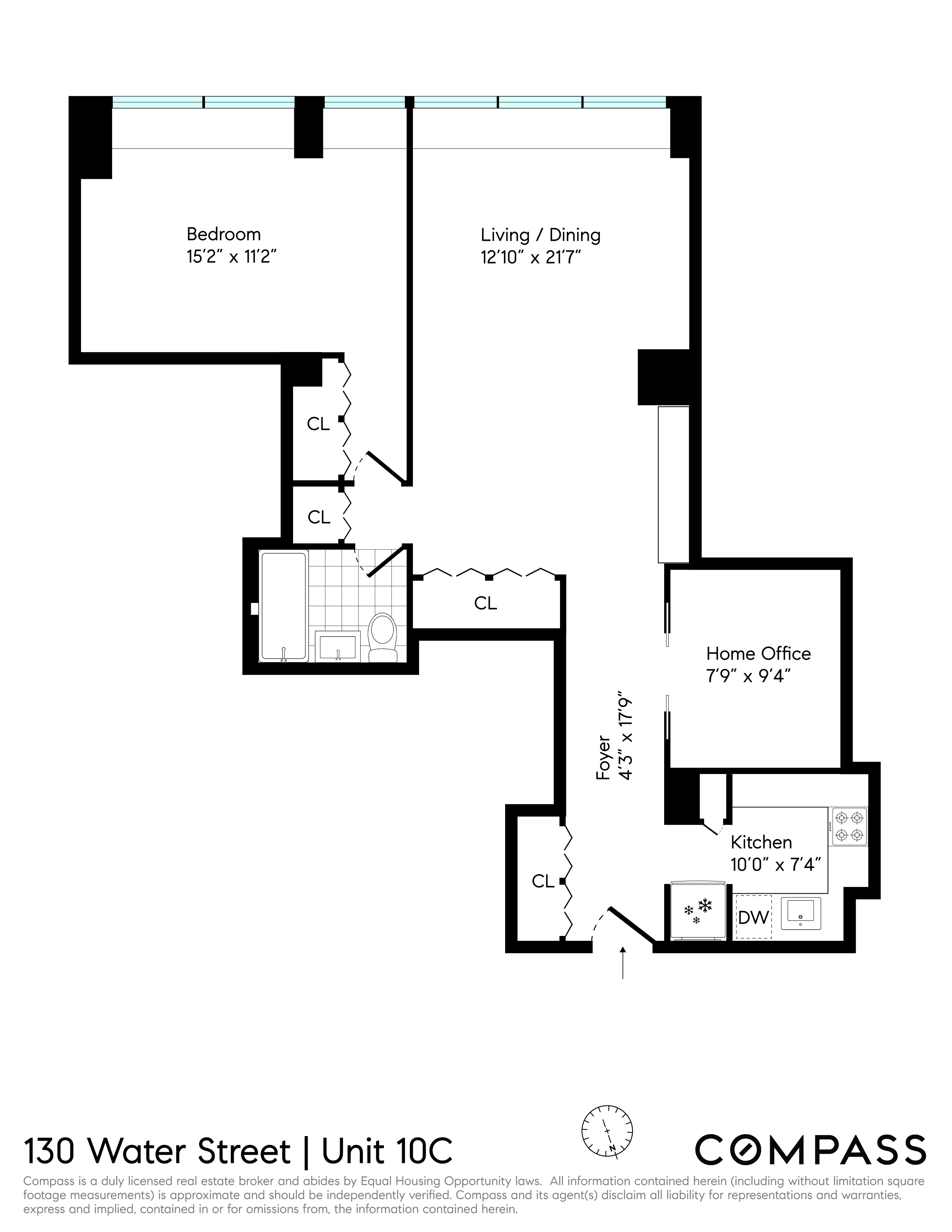 130 Water Street, Unit 10C Manhattan, NY 10005 - Photo 10 of 10 Gallery Image 10