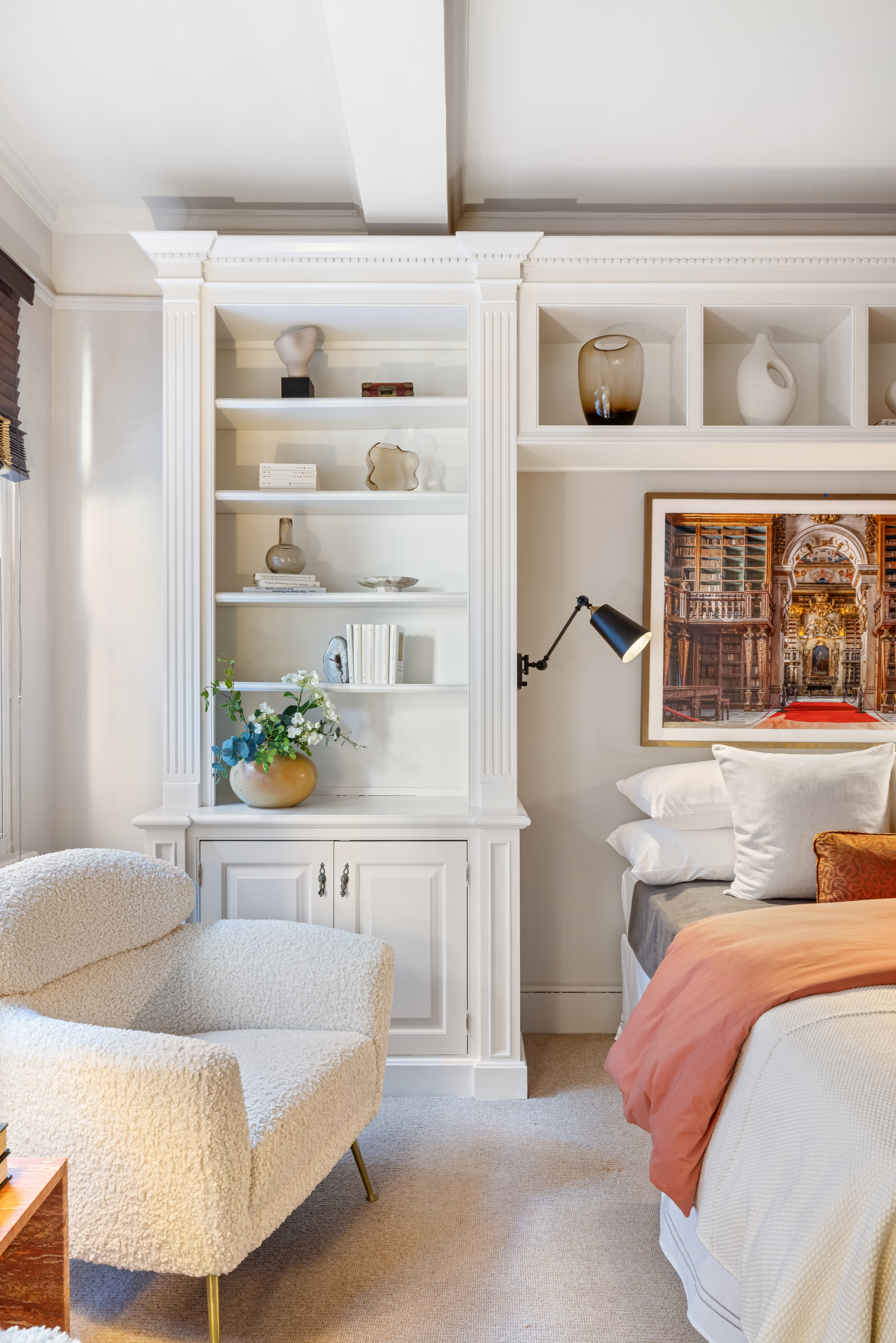 320 East 72nd Street, Unit 5B Manhattan, NY 10021 - Photo 8 of 18 a living room with furniture and baby window