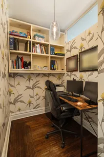 a room with storage and utility