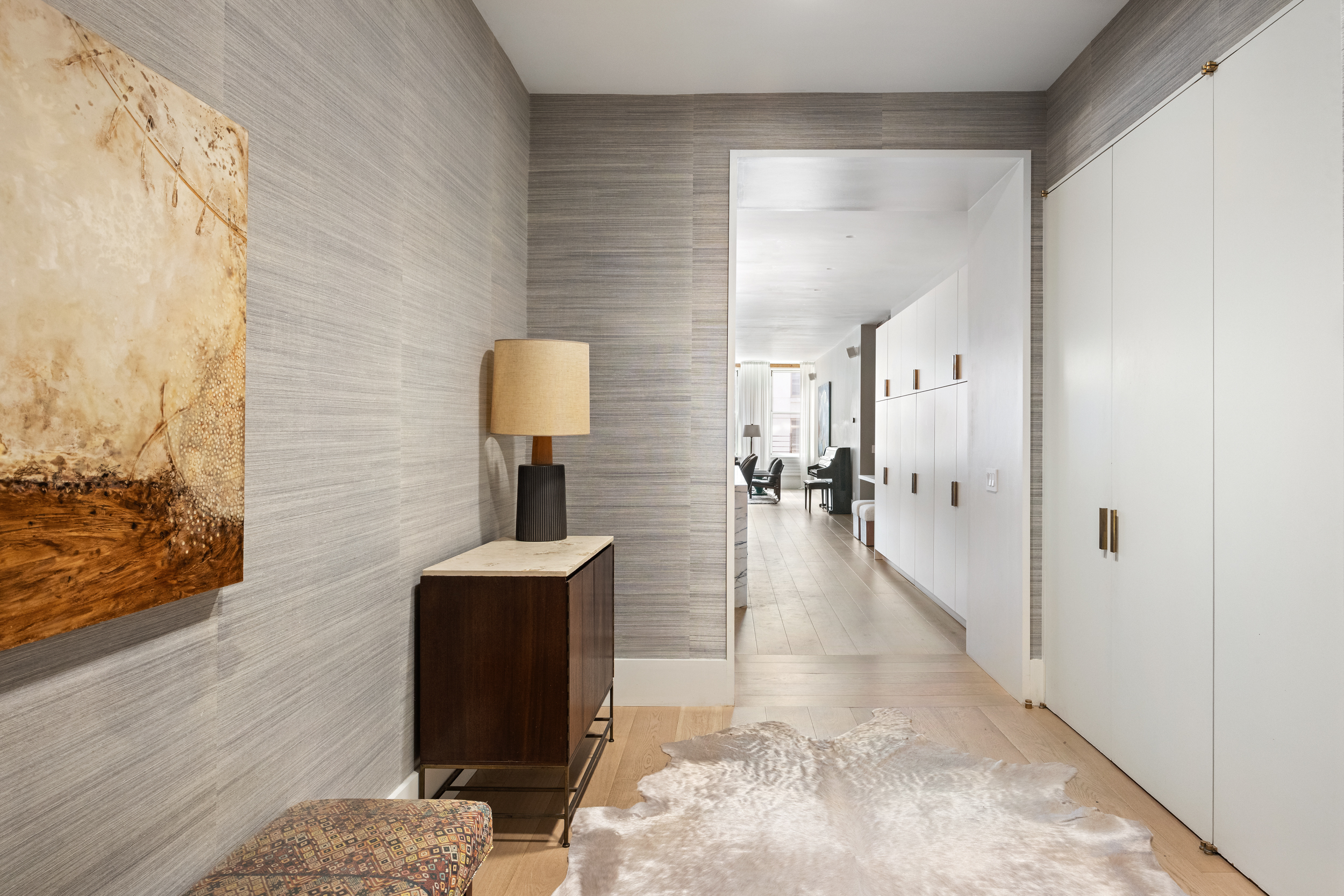 622 Greenwich Street, Unit 4B Manhattan, NY 10014 - Photo 25 of 27 a hallway with a view of living room