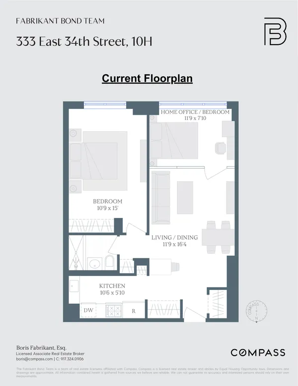 $899,000 | 333 East 34th Street, Unit 10H | Murray Hill