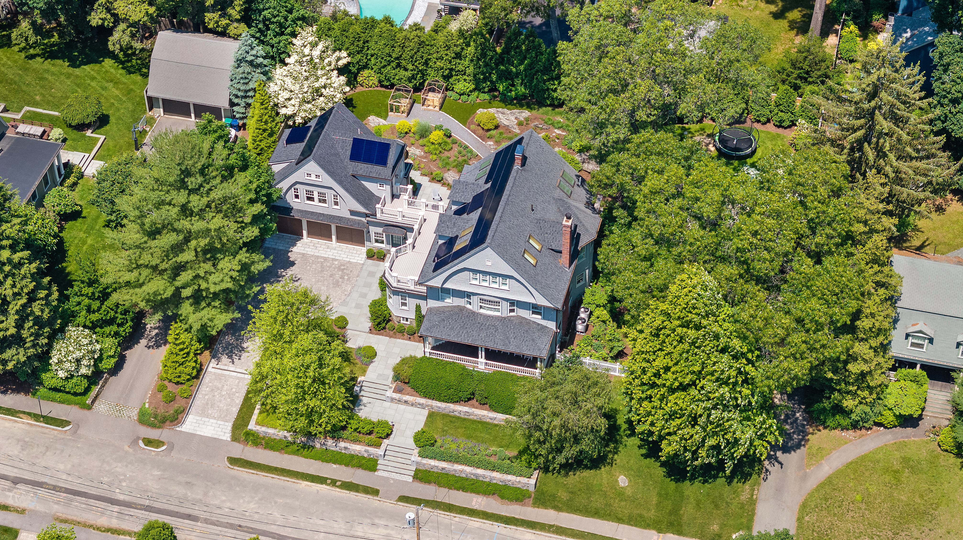 161 Pine Ridge Road Waban, MA 02468 - Photo 8 of 8 an aerial view of a house