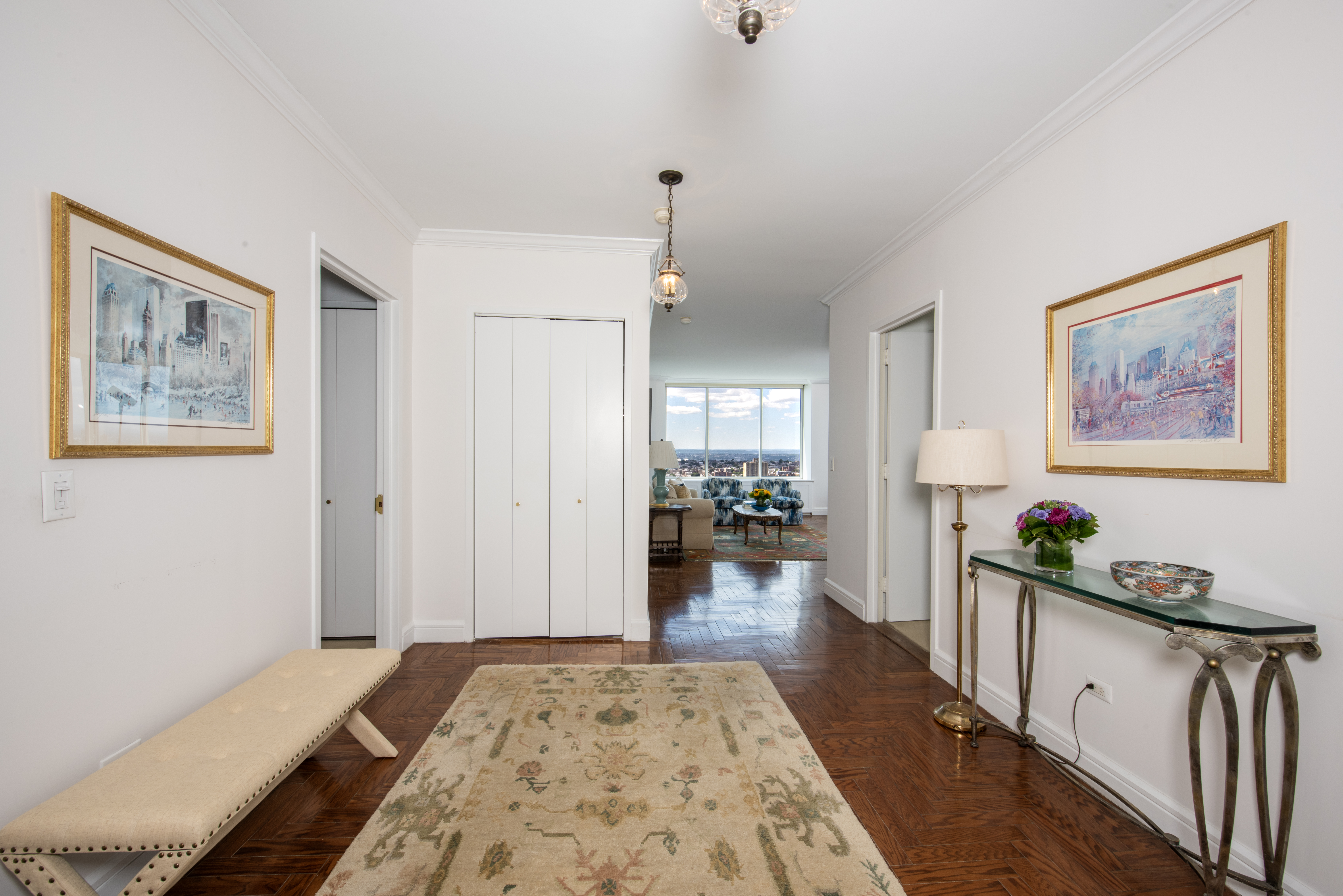 200 Riverside Boulevard, Unit PH1B Manhattan, NY 10069 - Photo 4 of 18 a bedroom with furniture and a window