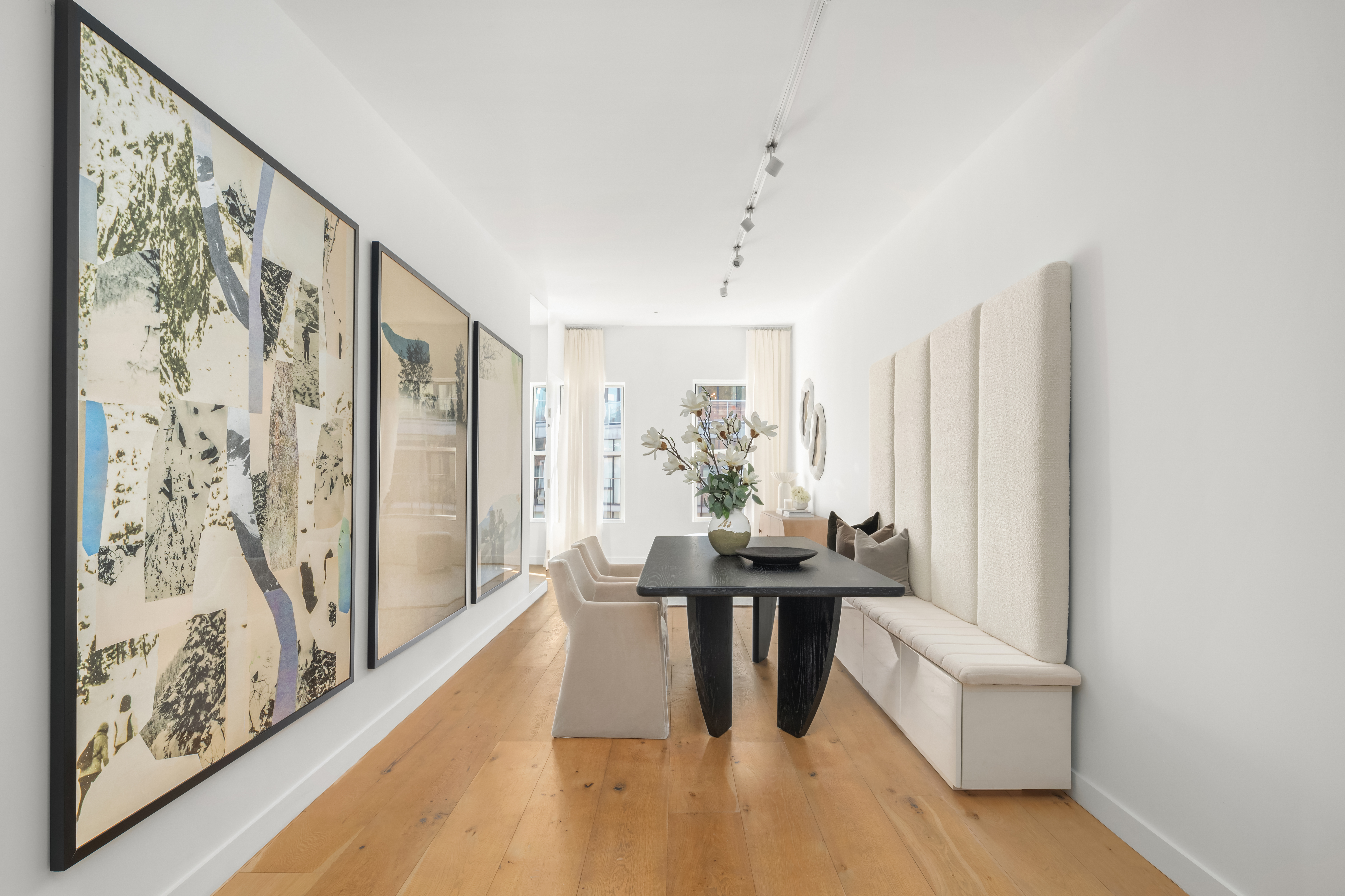 472 Greenwich Street, Unit PH Manhattan, NY 10013 - Photo 4 of 13 a view of a livingroom with furniture and window