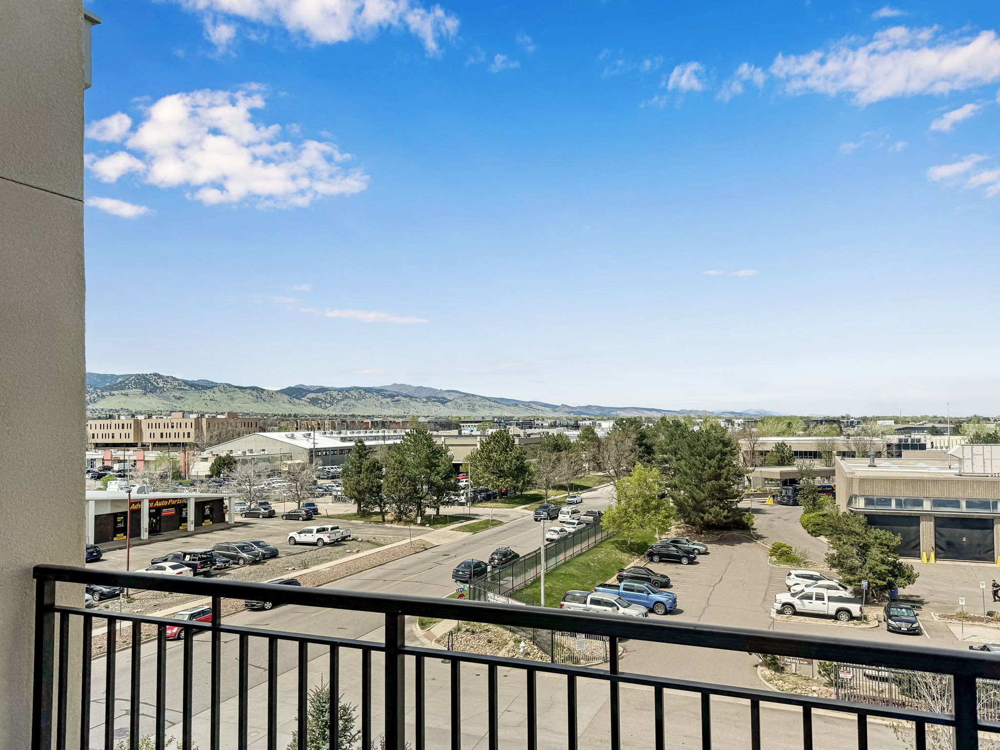 3401 Arapahoe Avenue, Unit Undisclosed Boulder, CO 80303 - Photo 14 of 28 a view of a balcony with an ocean view