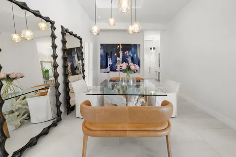 a view of living room kitchen
