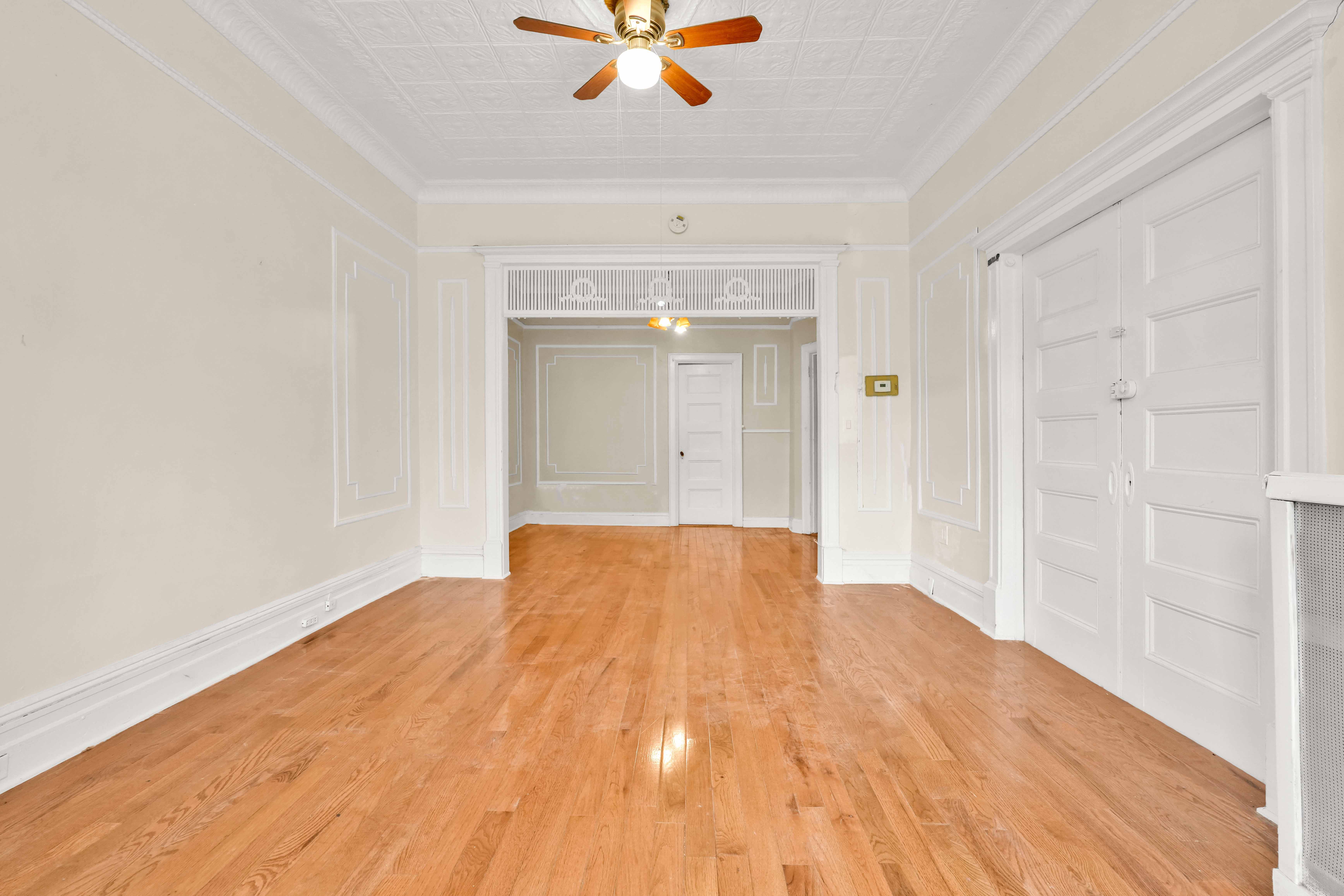 278 Lefferts Avenue Brooklyn, NY 11225 - Photo 29 of 56 wooden floor in an empty room