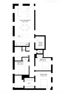 a picture of a bench in front of door