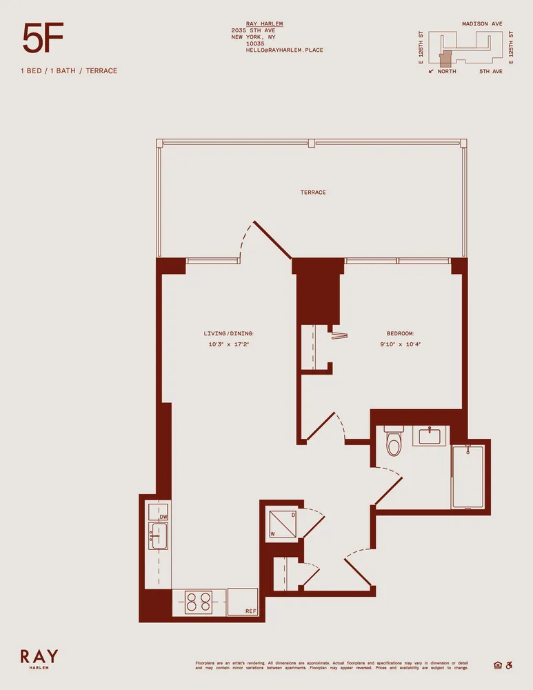 $4,220 | 2035 5th Avenue, Unit 5F | Harlem