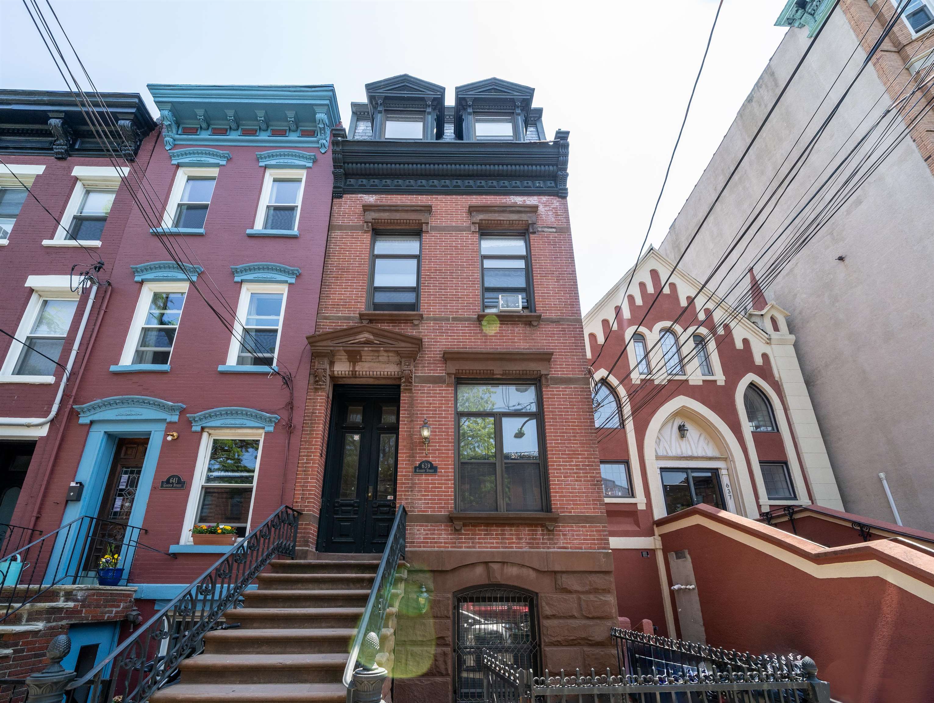 639 Garden Street, Unit 1 Hoboken, NJ 07030 - Photo 17 of 17 a front view of a multi story residential apartment building