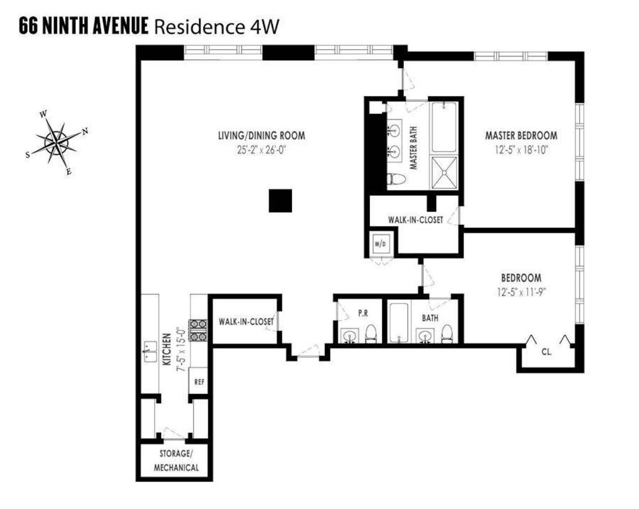 66 9th Avenue, Unit 4W Manhattan, NY 10011 - Photo 16 of 16 Gallery Image 16