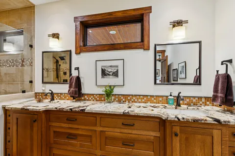 a very nice looking living room with a large window