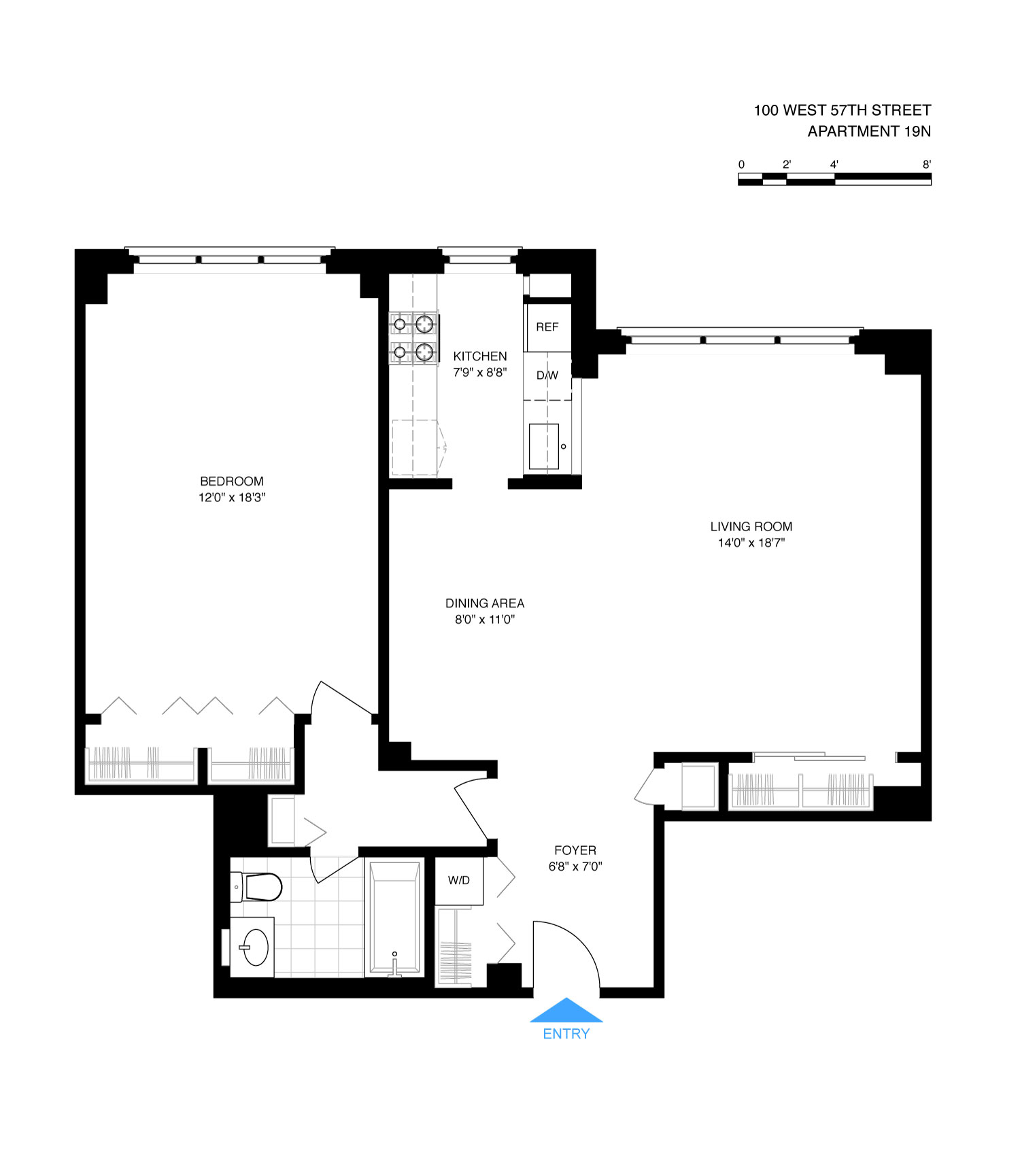 100 West 57th Street, Unit 19N Manhattan, NY 10019 - Photo 6 of 6