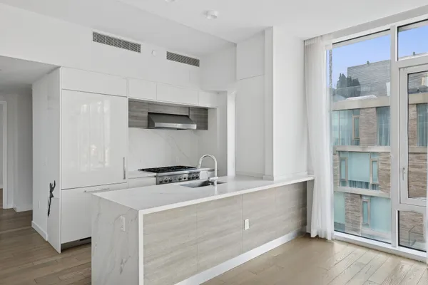 a room with storage and utility