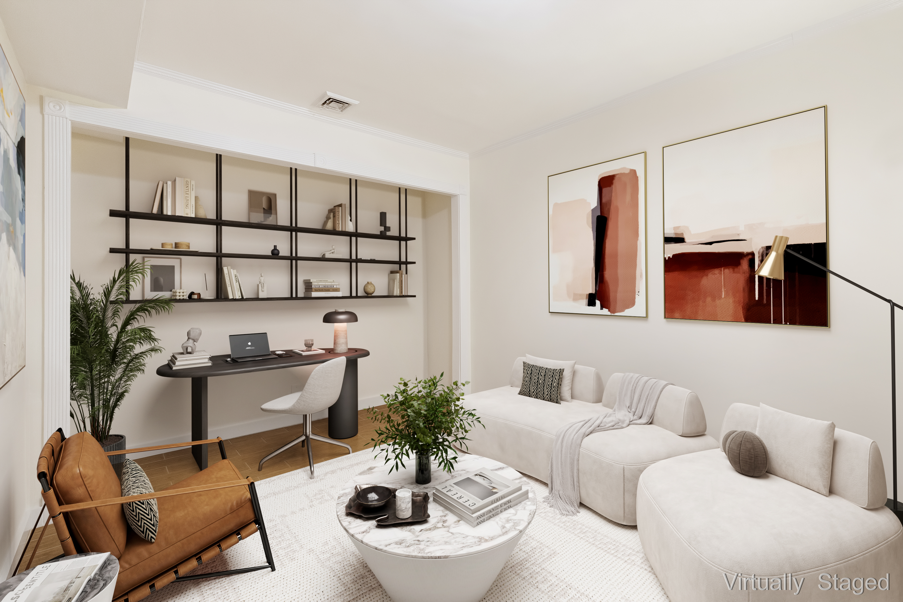 23 East 81st Street, Unit 1 Manhattan, NY 10028 - Photo 18 of 23 a living room with furniture a rug and white walls