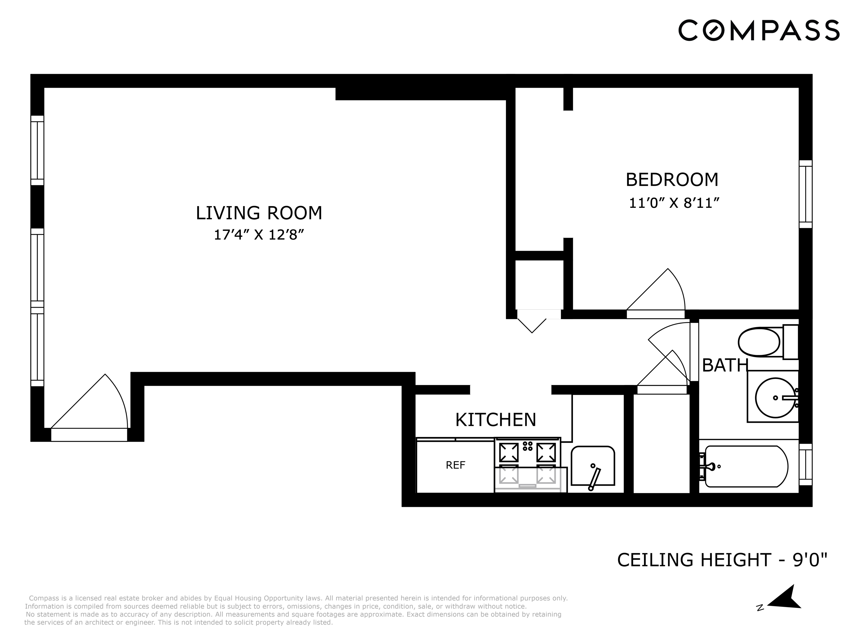 236 East 28th Street, Unit 4C Manhattan, NY 10016 - Photo 5 of 5 a picture of a black and white photo