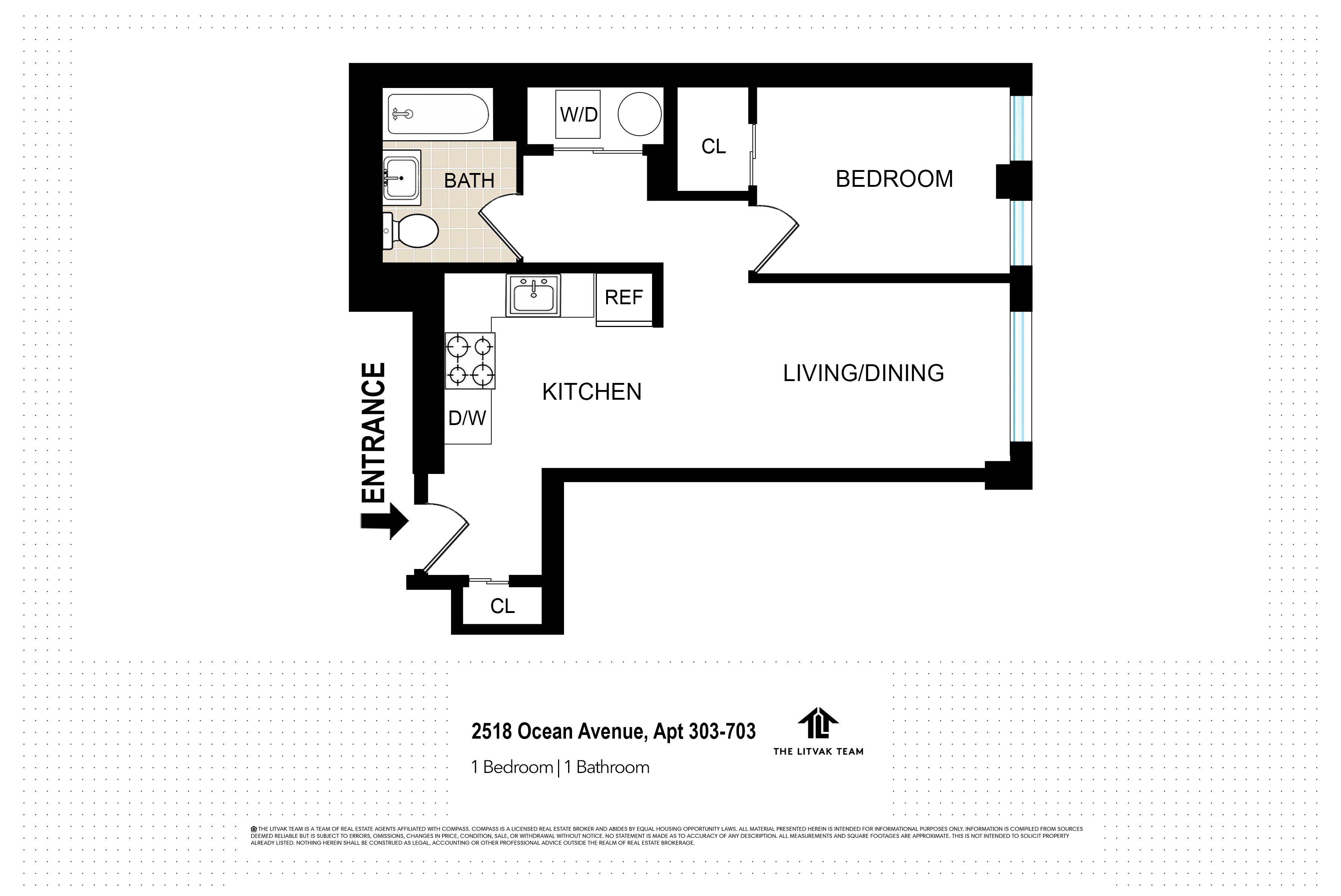 2518 Ocean Avenue, Unit 203 Brooklyn, NY 11229 - Photo 6 of 6 Gallery Image 6