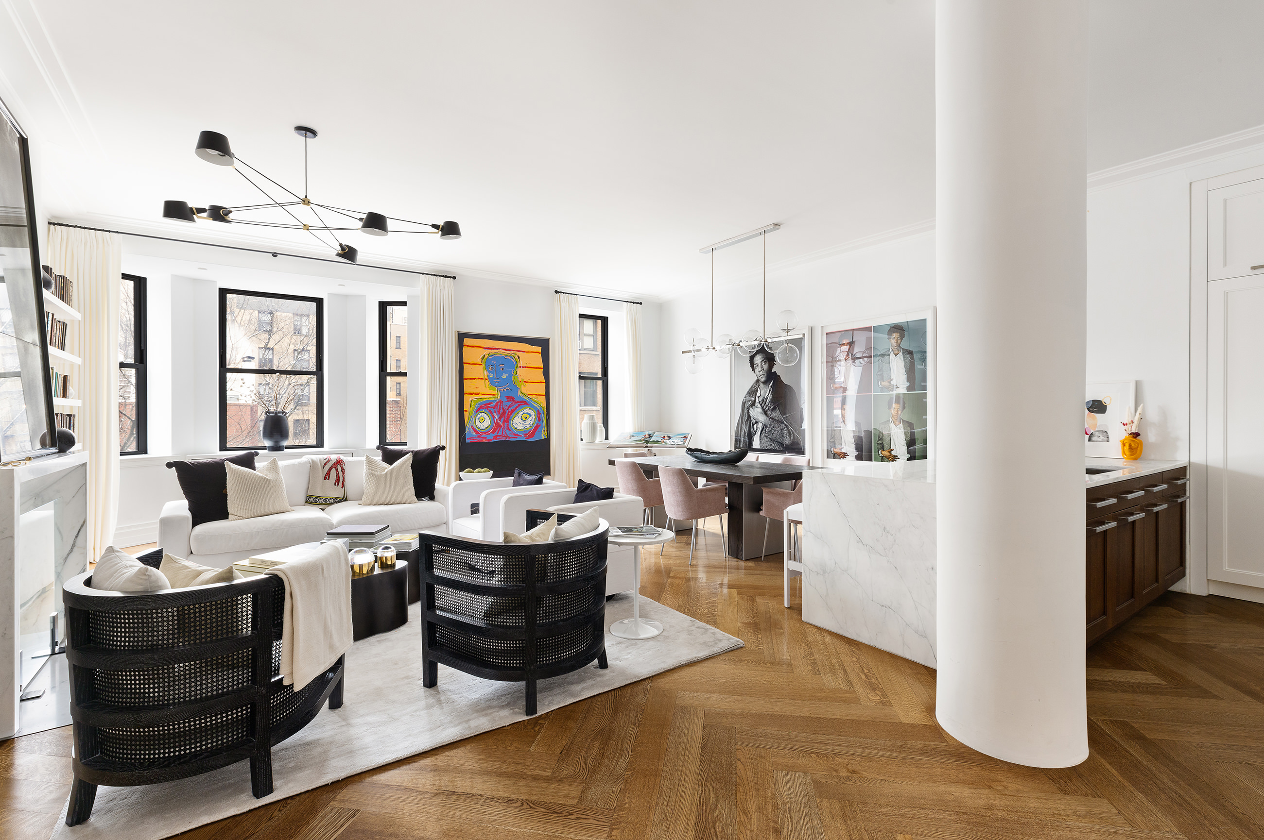 235 West 75th Street, Unit 505 Manhattan, NY 10023 - Photo 2 of 23 a living room with furniture and wooden floor