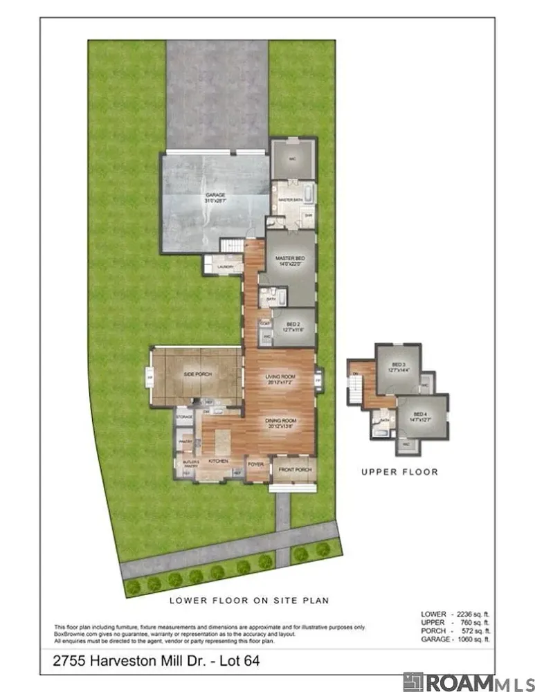 $944,500 | 2755 Harveston Mill Drive, Baton Rouge, LA 70810